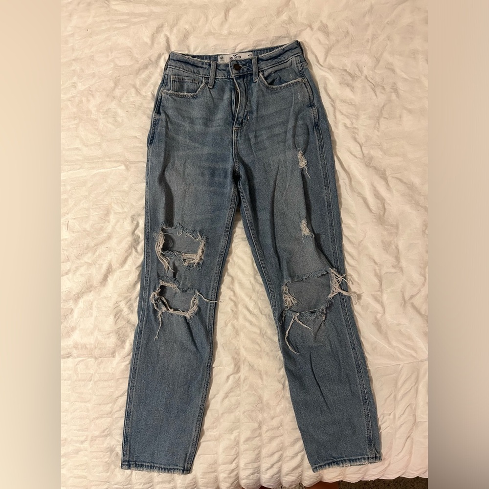 Hollister ripped jeans